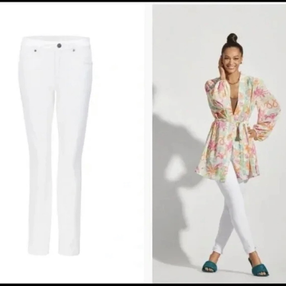 🆕 CAbi The Skinny Brite White Skinny Jeans - 10